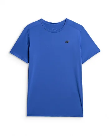 Tricou sport  antrenament, uscare rapida, albastru, barbati,