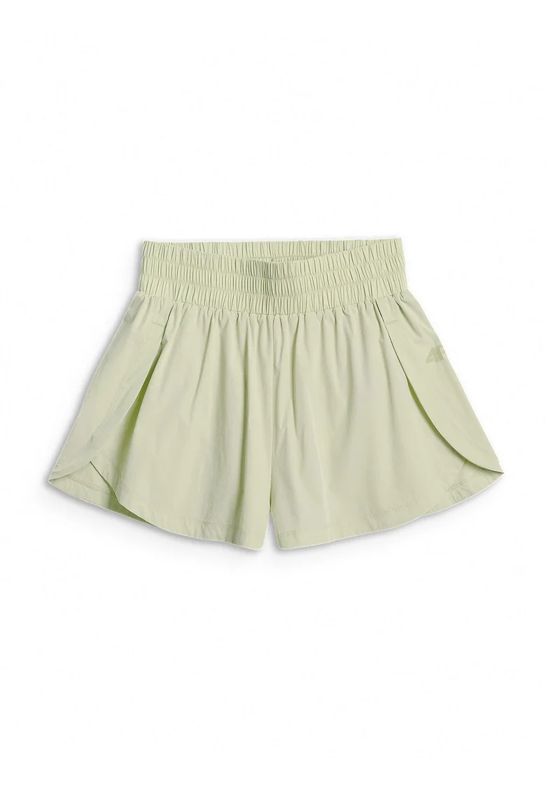 Pantaloni sport dama,  antrenament, uscare rapida, verde, tesatura usoara