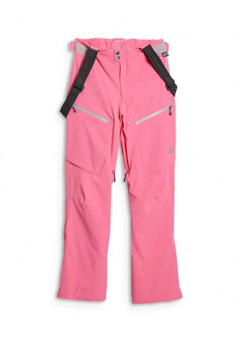 Pantaloni sport dama  ski, membrana NeoDry 15000/10000, roz, izolatie Thinsulate