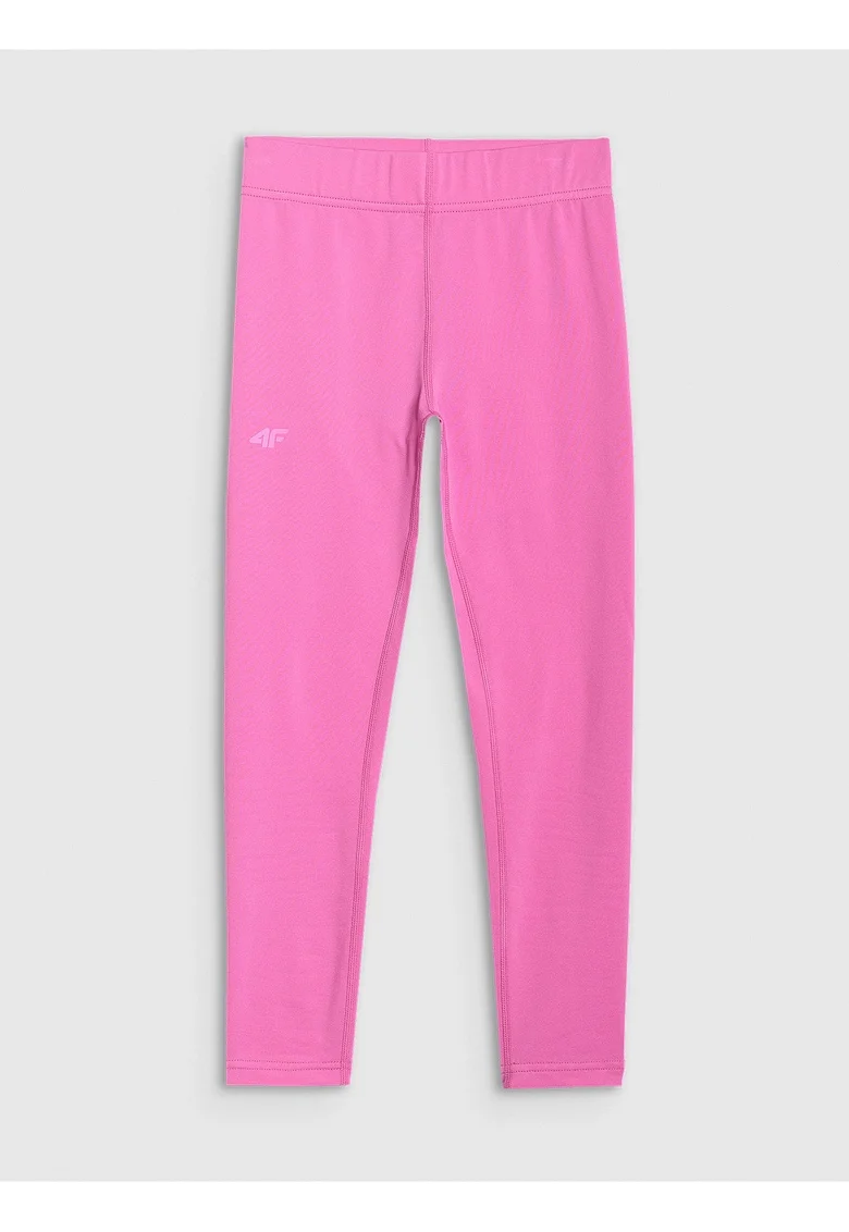 Pantaloni sport copii,  lenjerie termica, slim fit, roz, material cu uscare rapida,