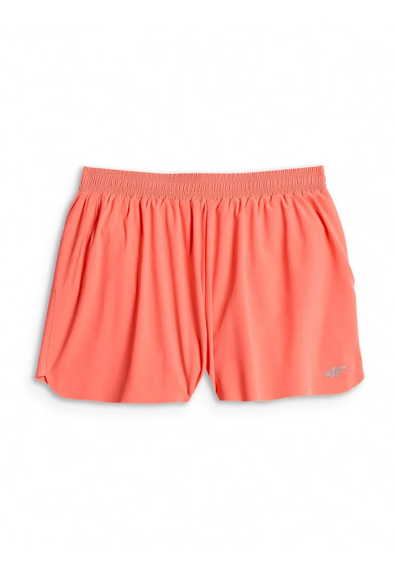 Pantaloni scurti de alergare  pentru femei, uscare rapida, roz, talie inalta