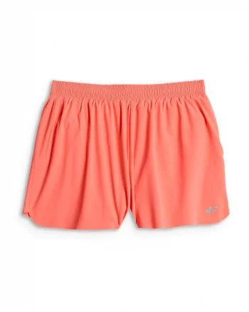 Pantaloni scurti de alergare  pentru femei, uscare rapida, roz, talie inalta