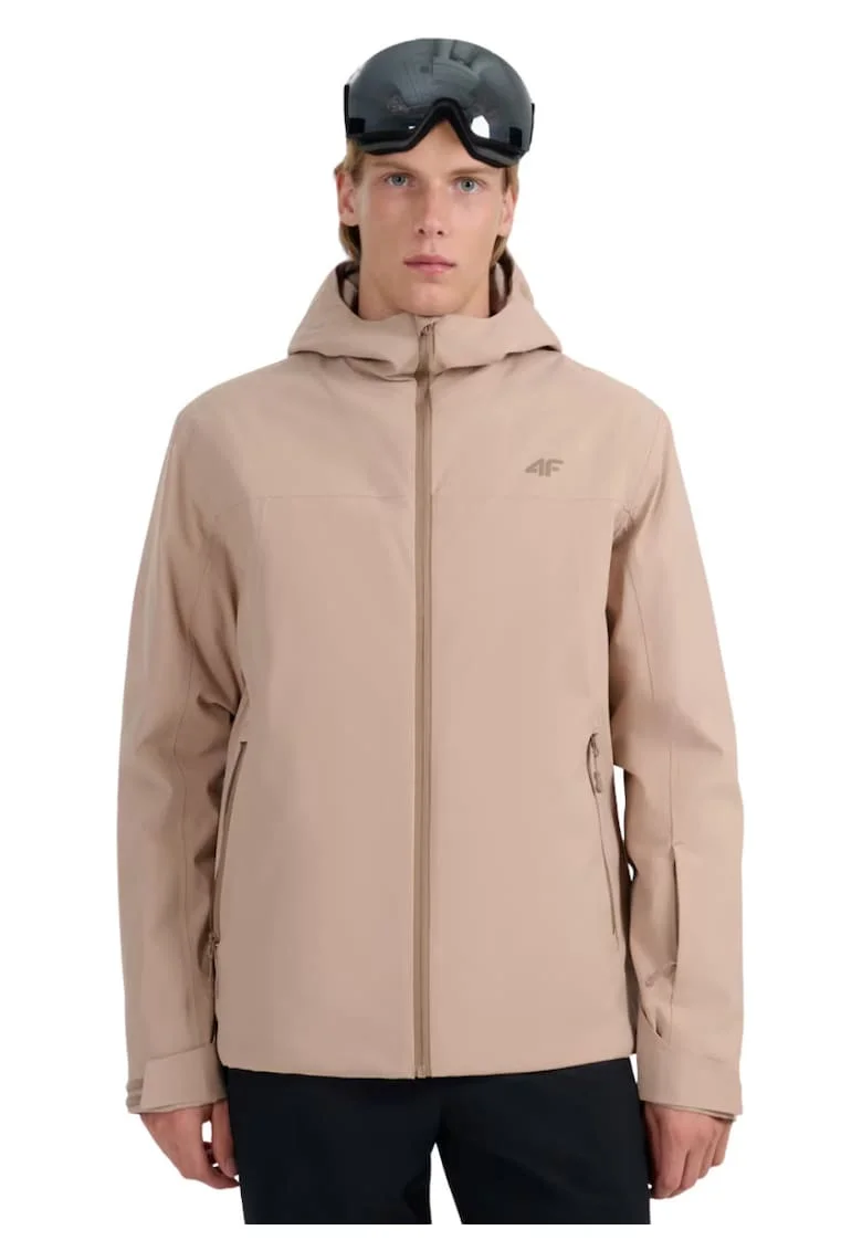 Jacheta sport barbati M0787,  Bej, Poliester,