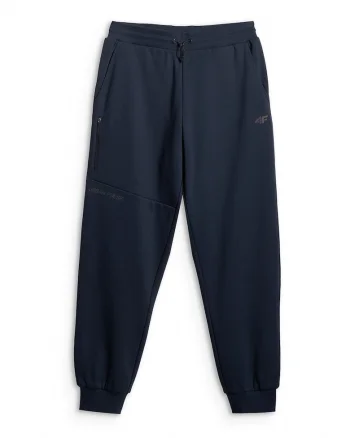Pantaloni sport barbati,  jogger, bleumarin, bumbac,