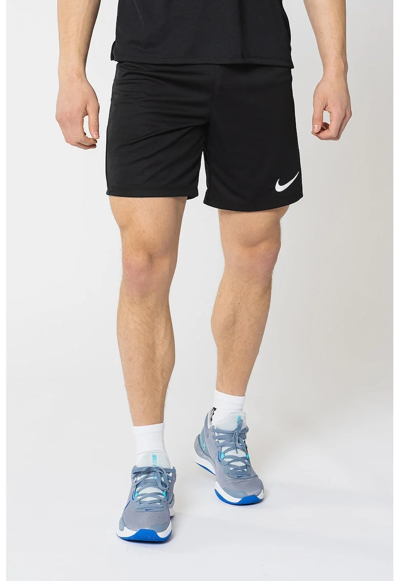 Pantaloni scurti cu tehnologie Dri-FIT pentru fotbal Park III, Negru