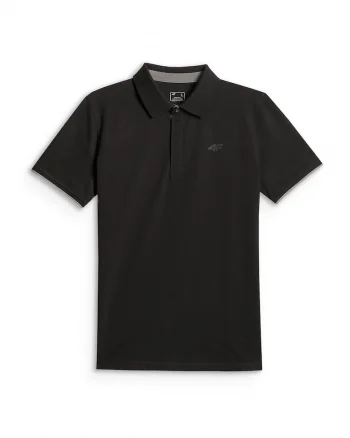Tricou polo barbati  croiala regular, negru, Negru