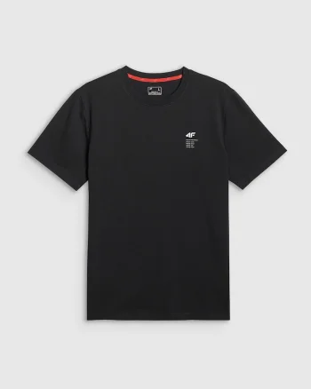 Tricou barbati,  negru, bumbac, Negru