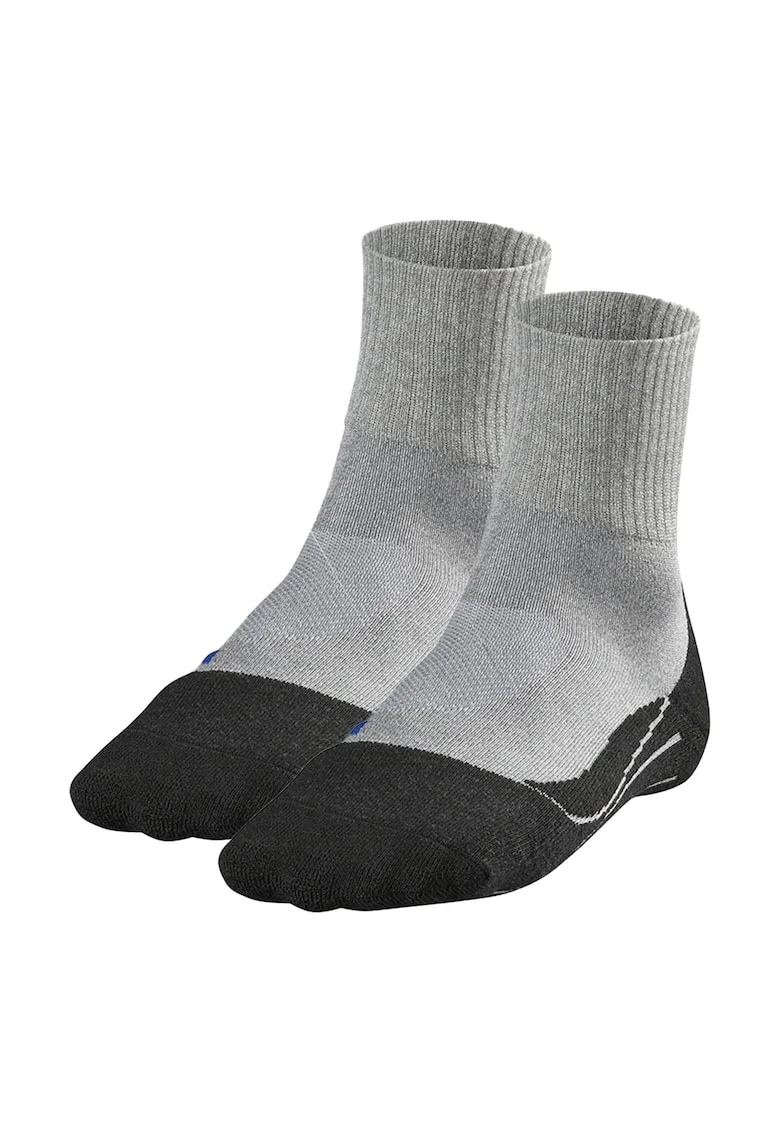 Set de sosete pentru drumetii si trekking TK2 - 2 perechi, Gri deschis
