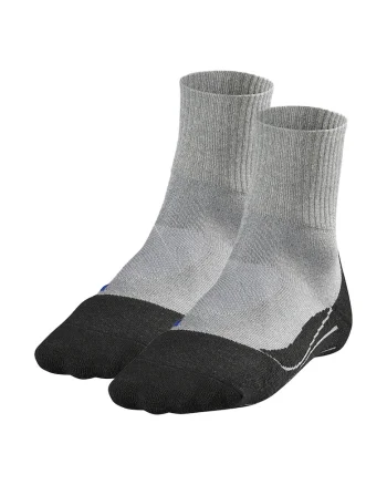Set de sosete pentru drumetii si trekking TK2 - 2 perechi, Gri deschis