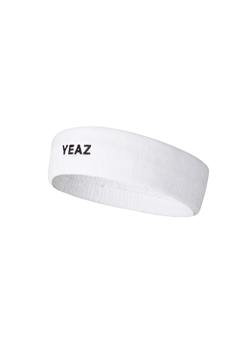 Bentita unisex pentru fitness Fame, Alb