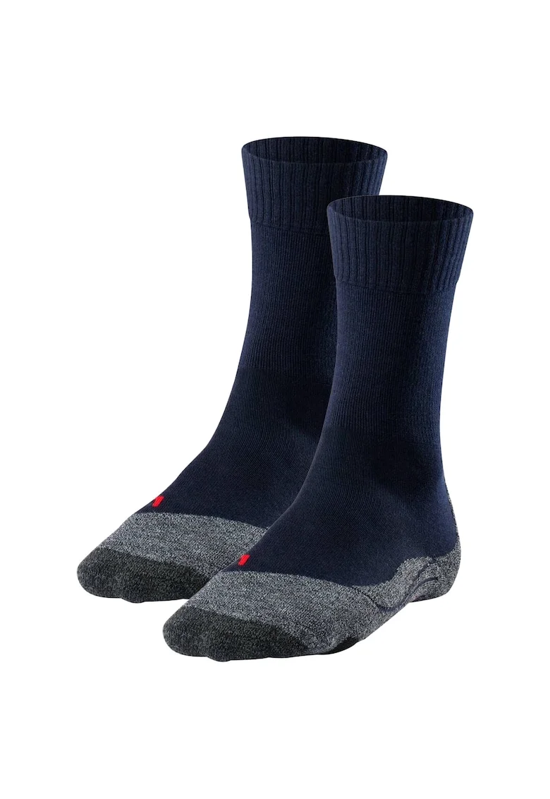 Set de sosete din amestec de lana, pentru trekking TK2- 2 perechi, Albastru inchis