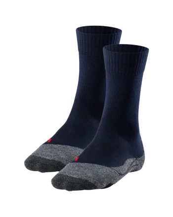 Set de sosete din amestec de lana, pentru trekking TK2- 2 perechi, Albastru inchis
