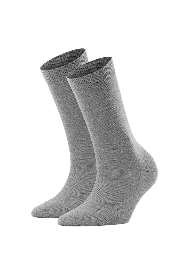 Set de sosete lungi din amestec de lana - 2 perechi, Gri deschis