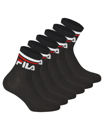 Set de sosete unisex pentru fitness Quarter - 6 perechi, Negru