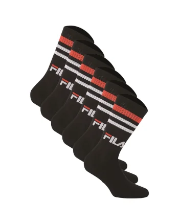 Set de sosete unisex, pentru antrenament - 6 perechi, Negru