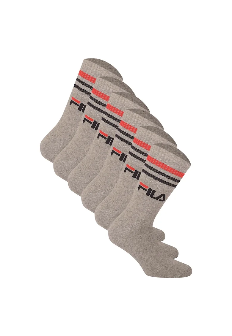 Set de sosete unisex, pentru antrenament - 6 perechi, Gri
