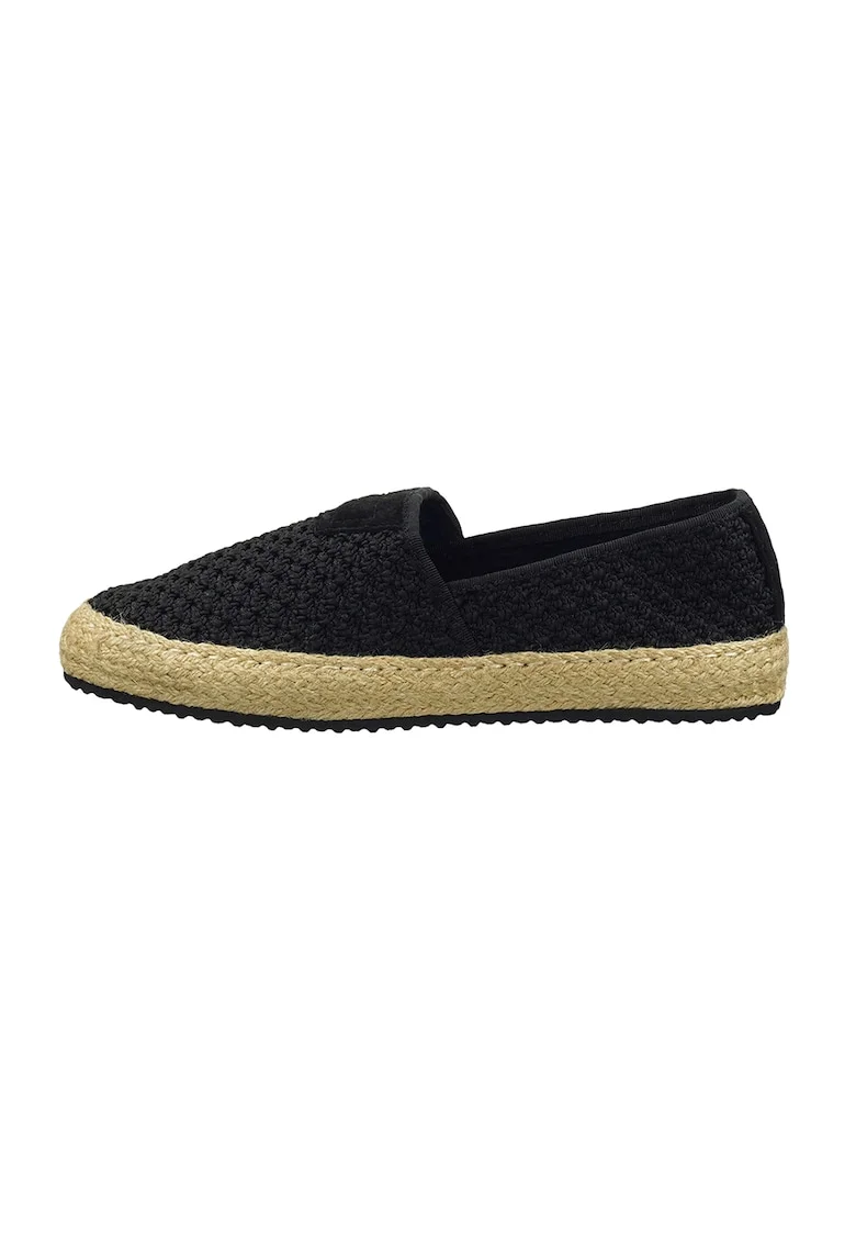 Espadrile din material textil Raffiaville, Negru