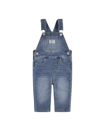 Salopeta de denim cu buzunare, Albastru inchis