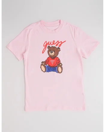 Tricou cu imprimeu grafic, Roz pastel