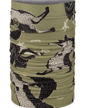 Bandana  Coolnet UV, RUB CHOMP KHAKI, culoare verde inchis, multisport, pentru adulti, marime universala
