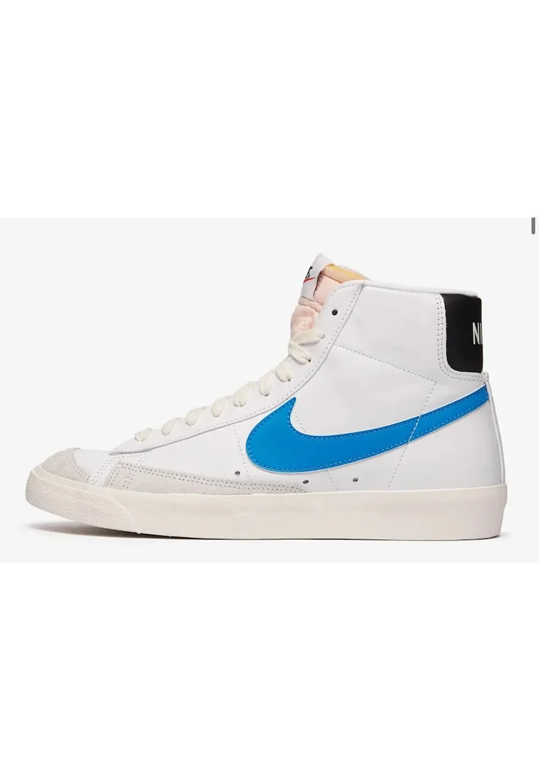 Pantofi sport unisex,  Blazer Mid 77 Vintage “White/Blue” BQ6806-118, marimea 40EU