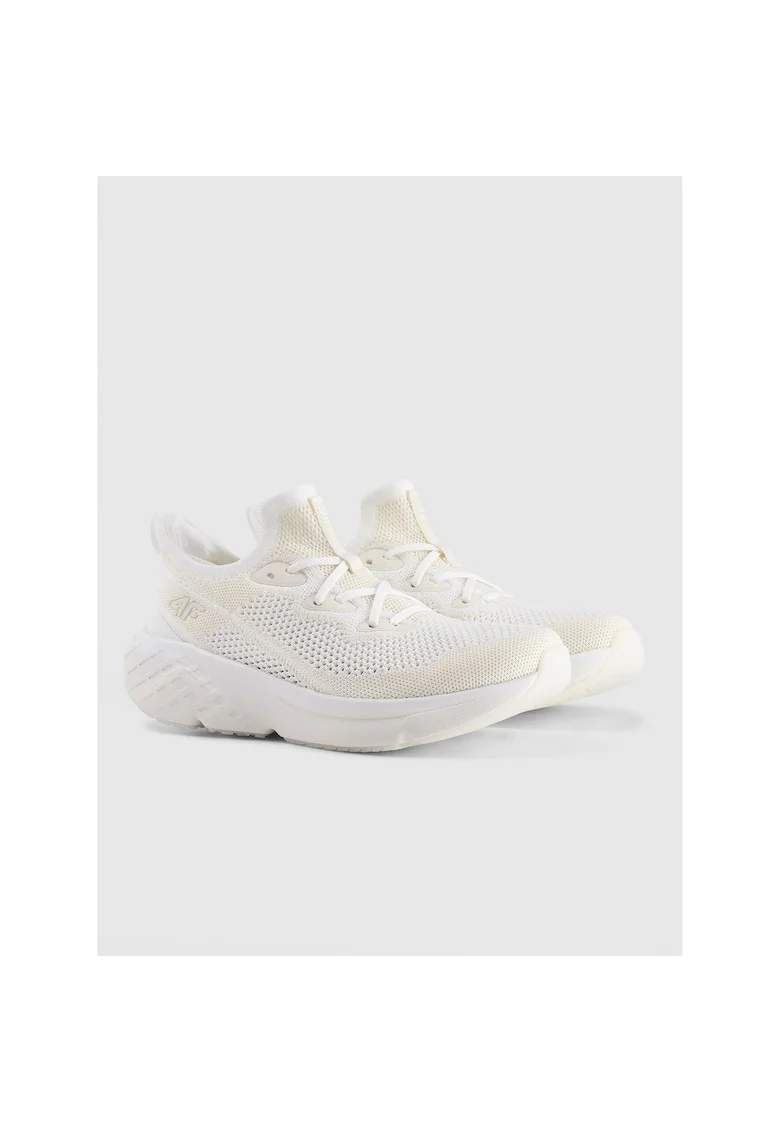 Pantofi sport dama,  Velocity E-knit, alb, material textil