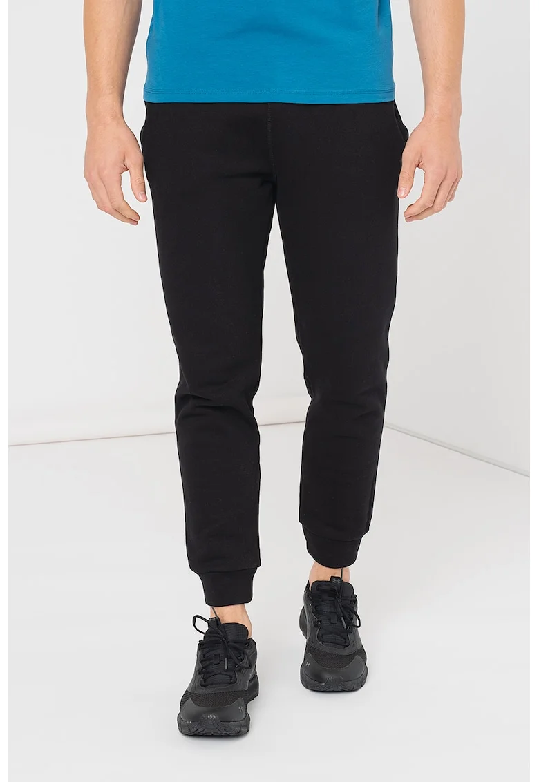 Pantaloni cu talie ajustabila, pentru antrenament, Negru stins