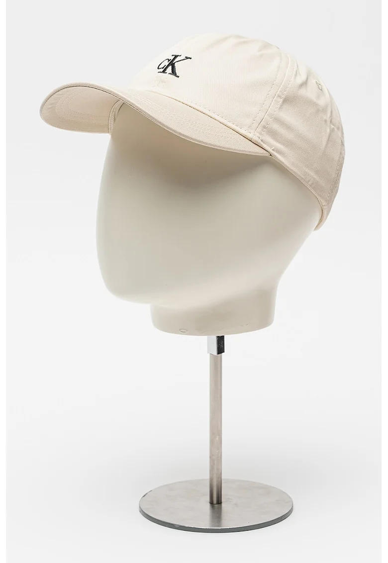 Sapca de bumbac organic cu velcro, Bej deschis