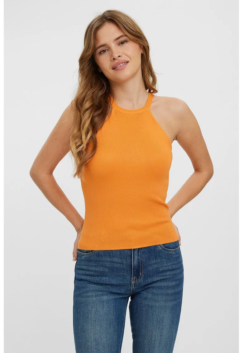 Top tricotat fin, Galben mustar