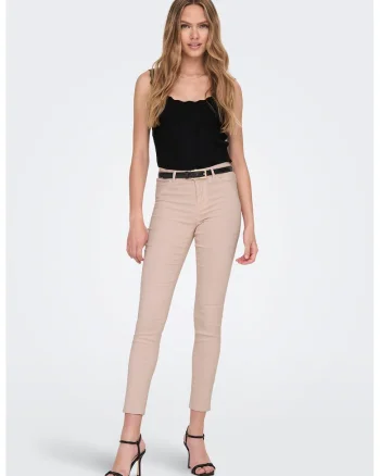 Top slim fit cu striatii, Negru