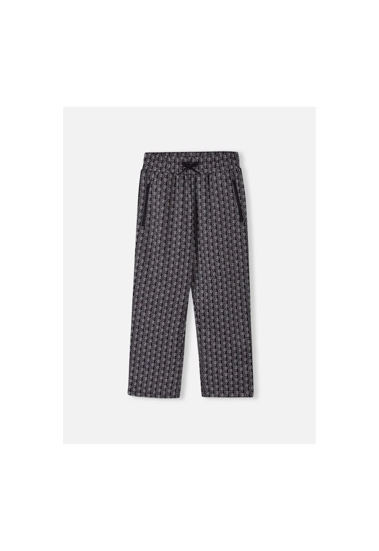 Pantaloni lungi,  301788355, Poliester, Negru, Negru