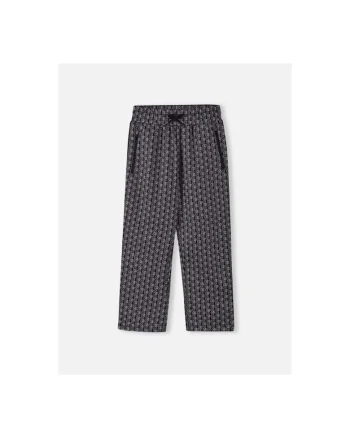 Pantaloni lungi,  301788355, Poliester, Negru, Negru