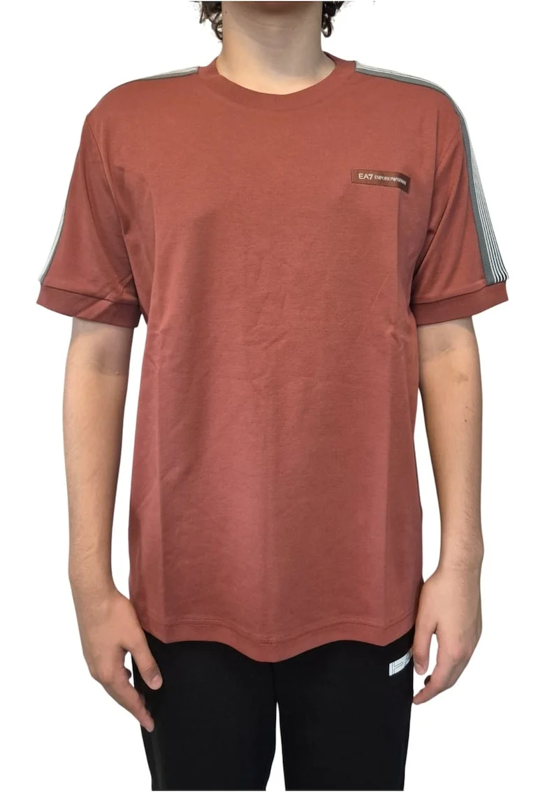 Tricou  EA7 Train Logo Series M SS 62443, Maro