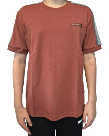 Tricou  EA7 Train Logo Series M SS 62443, Maro