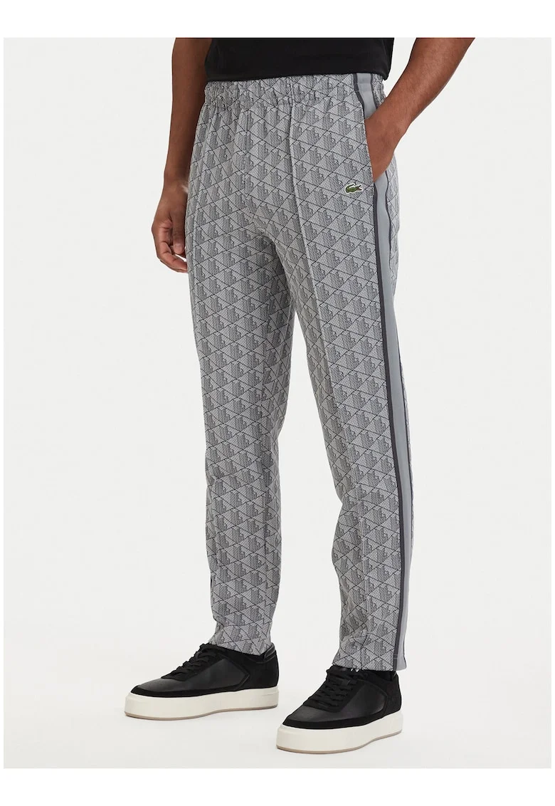 Pantaloni de trening Barbati,  Gri, poliester-bumbac, regular fit