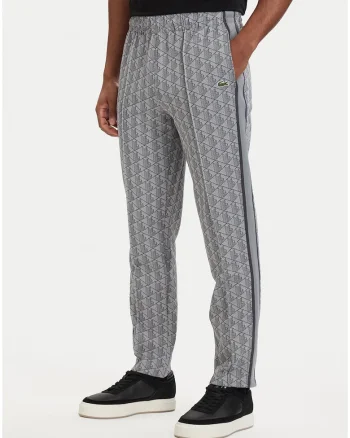 Pantaloni de trening Barbati,  Gri, poliester-bumbac, regular fit