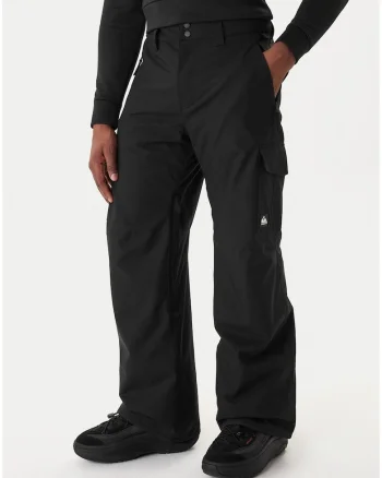 Pantaloni sport barbati,  negru, 100% poliester reciclat, tehnologie DryFlight si WarmFlight
