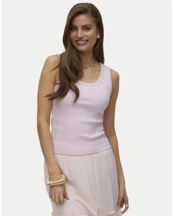 Top Dama,  Roz, bumbac organic, Roz