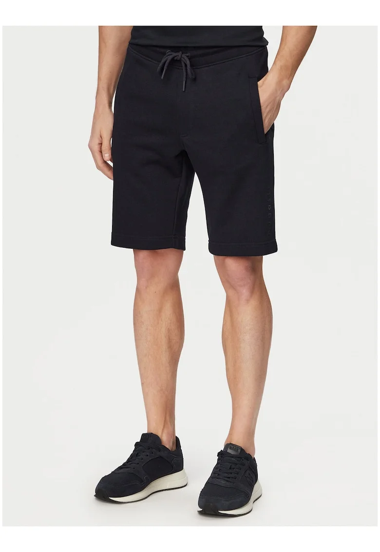 Pantaloni sport Barbati,  bleumarin, bumbac-polester, casual, regular fit