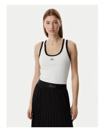 Dama,  bumbac organic, Alb/Negru
