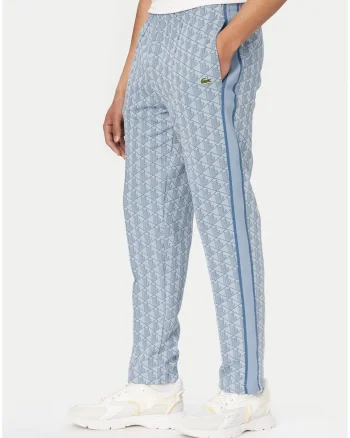 Pantaloni de trening Barbati,  Albastru, regular fit, poliester-bumbac
