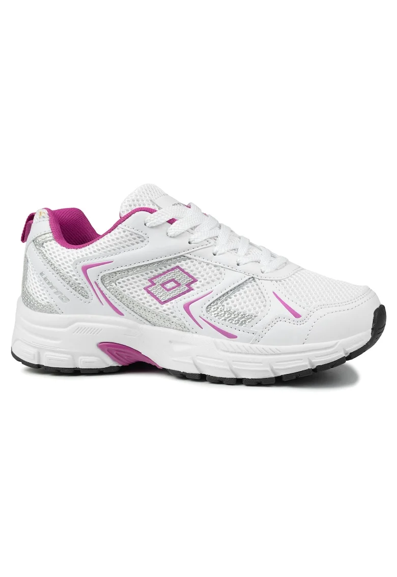 Pantofi sport dama  KITAURA, alb, material sintetic, pentru fitness, sistem de inchidere siret