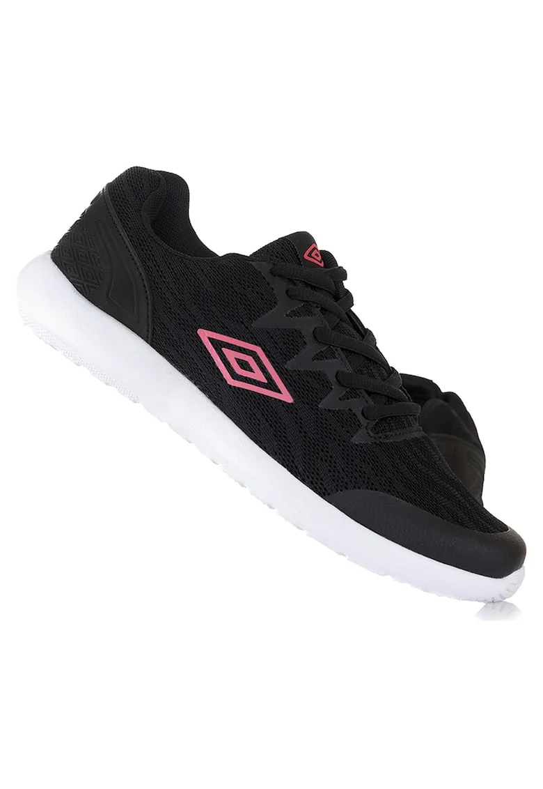 Pantofi sport dama  alergare, negru, material sintetic