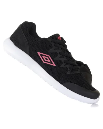 Pantofi sport dama  alergare, negru, material sintetic