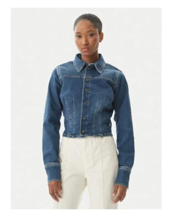 Geaca pentru dama,  denim, albastru, bumbac