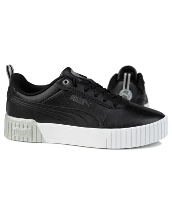 Pantofi sport dama  Carina METALLIC DREAM, negru, piele ecologica,