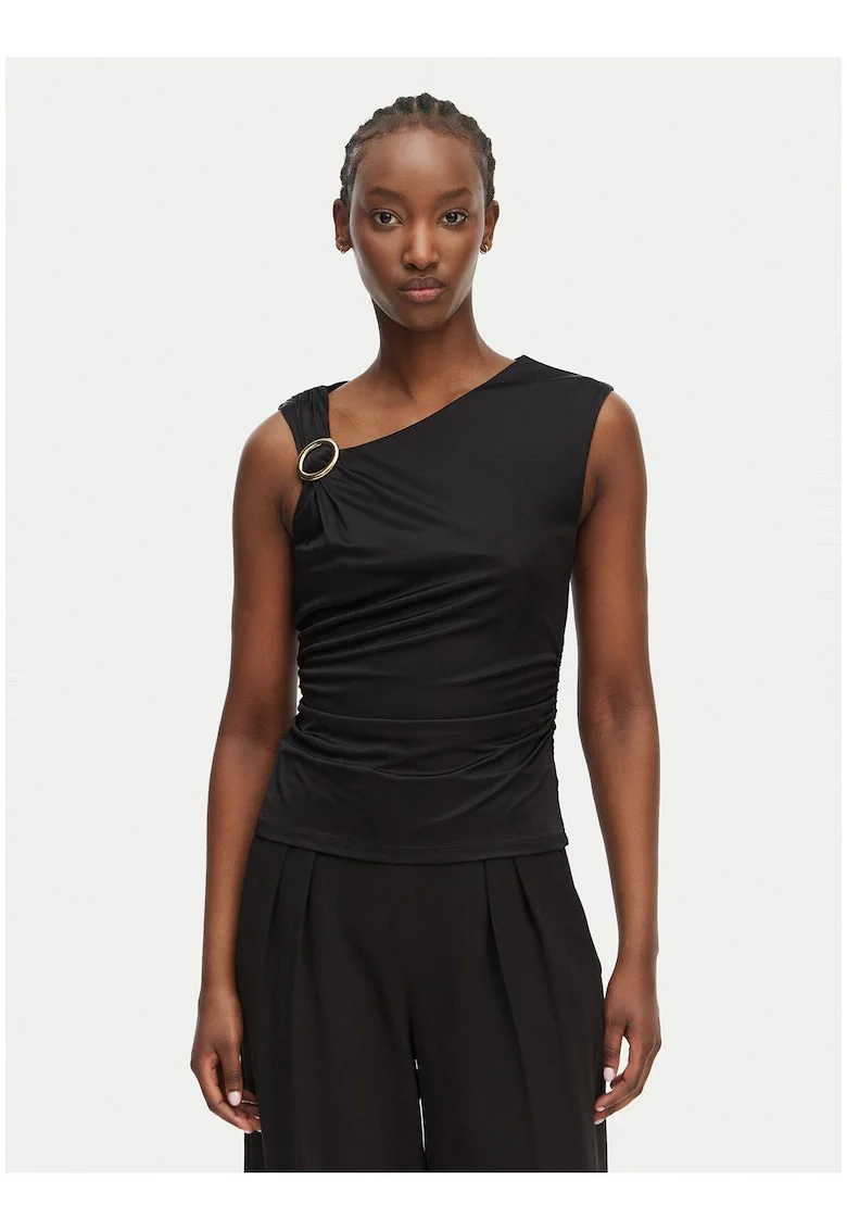 Top de dama,  negru, casual, viscoza