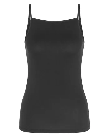 Top dama,  negru, casual, viscoza