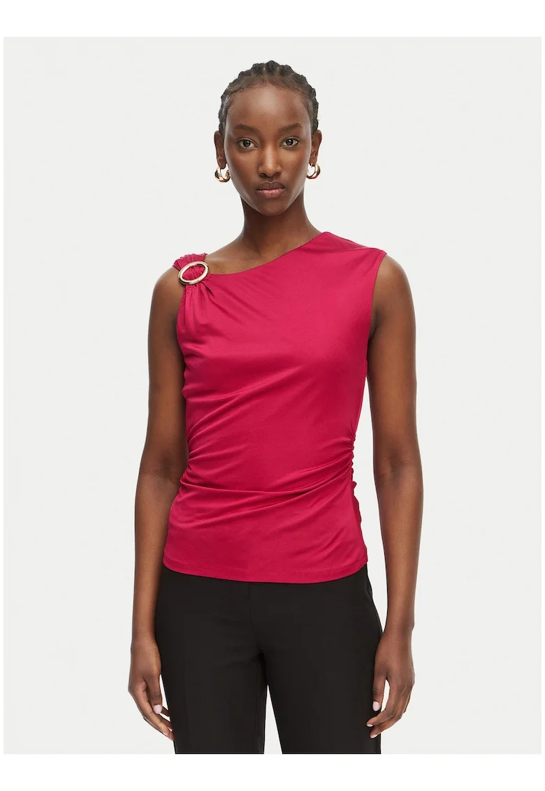 Top de dama,  roz, viscoza, casual