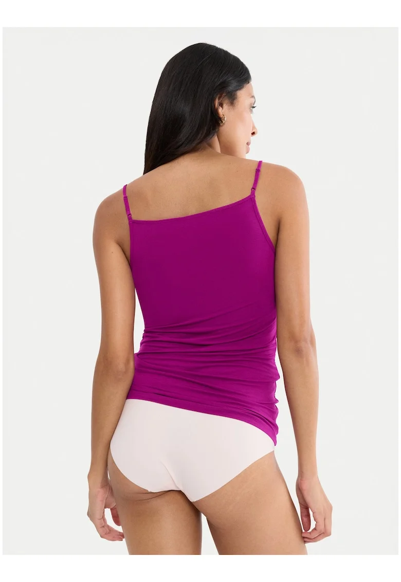 Top de dama,  mov, slim fit, viscoza